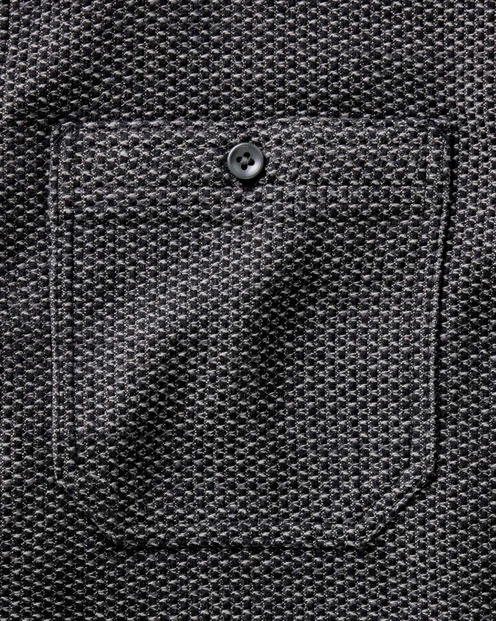 The Utility Shirt | Charcoal Sashiko - Image 6