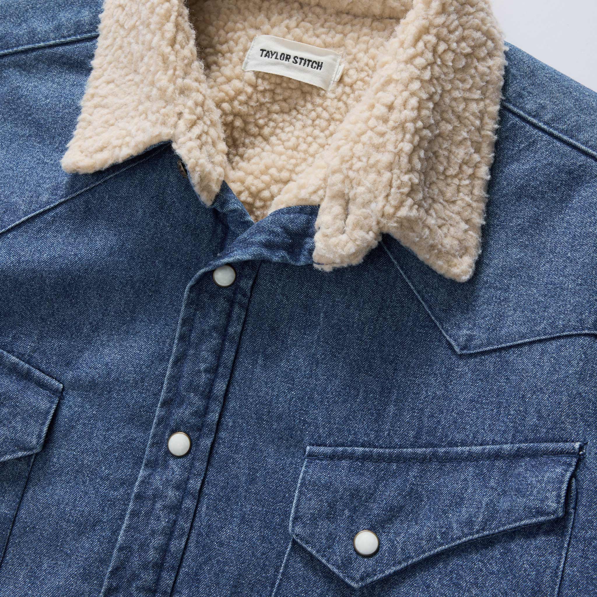 The Western Shirt Jacket | Washed Indigo - Image 5