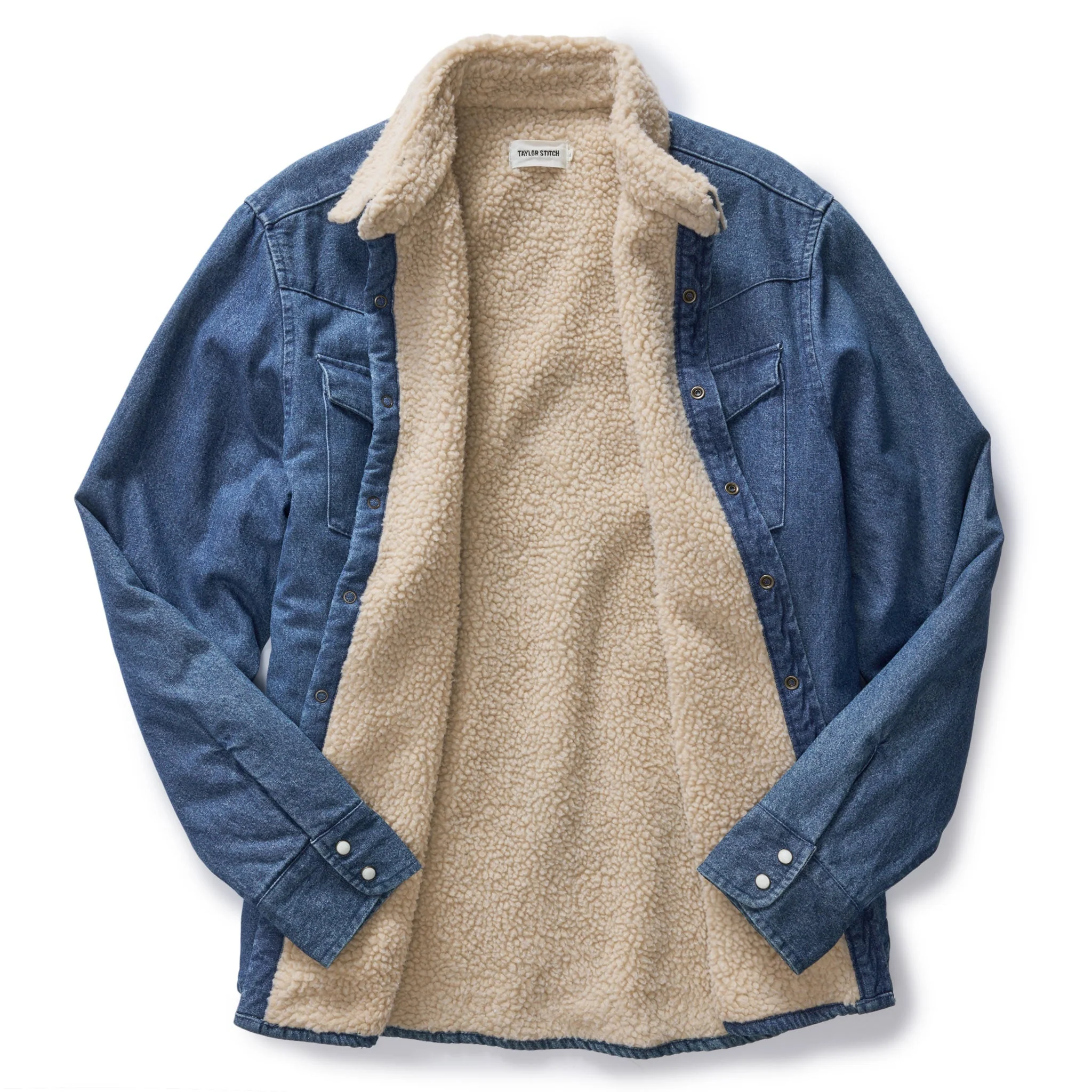 The Western Shirt Jacket | Washed Indigo - Image 7