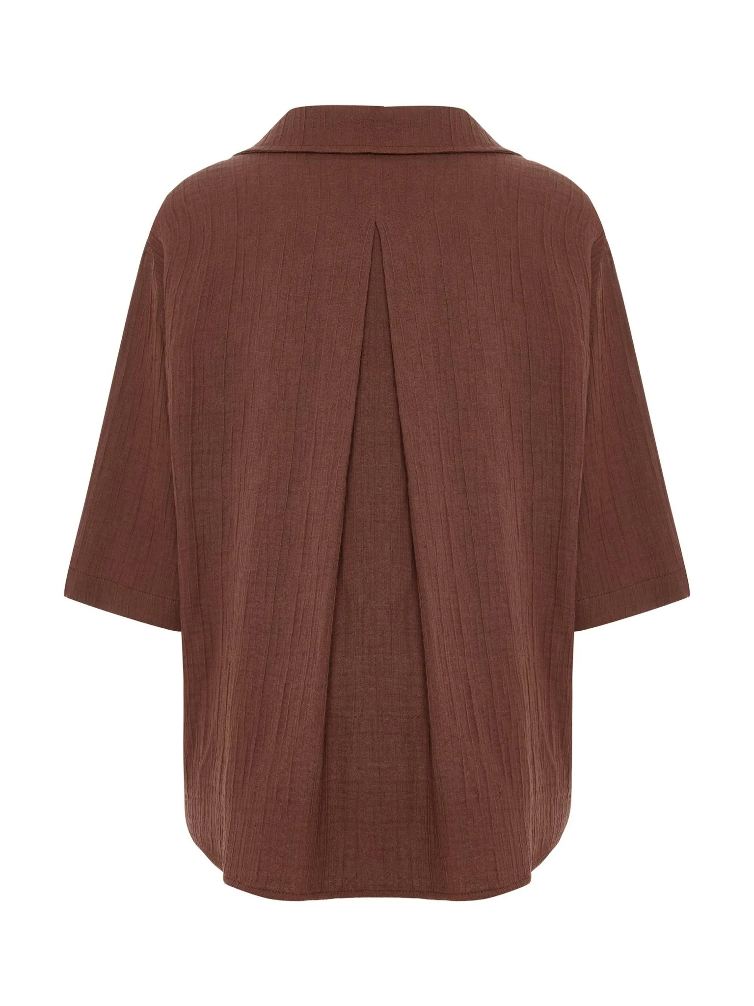 Kaya Boyfriend Shirt | Terracotta - Image 10