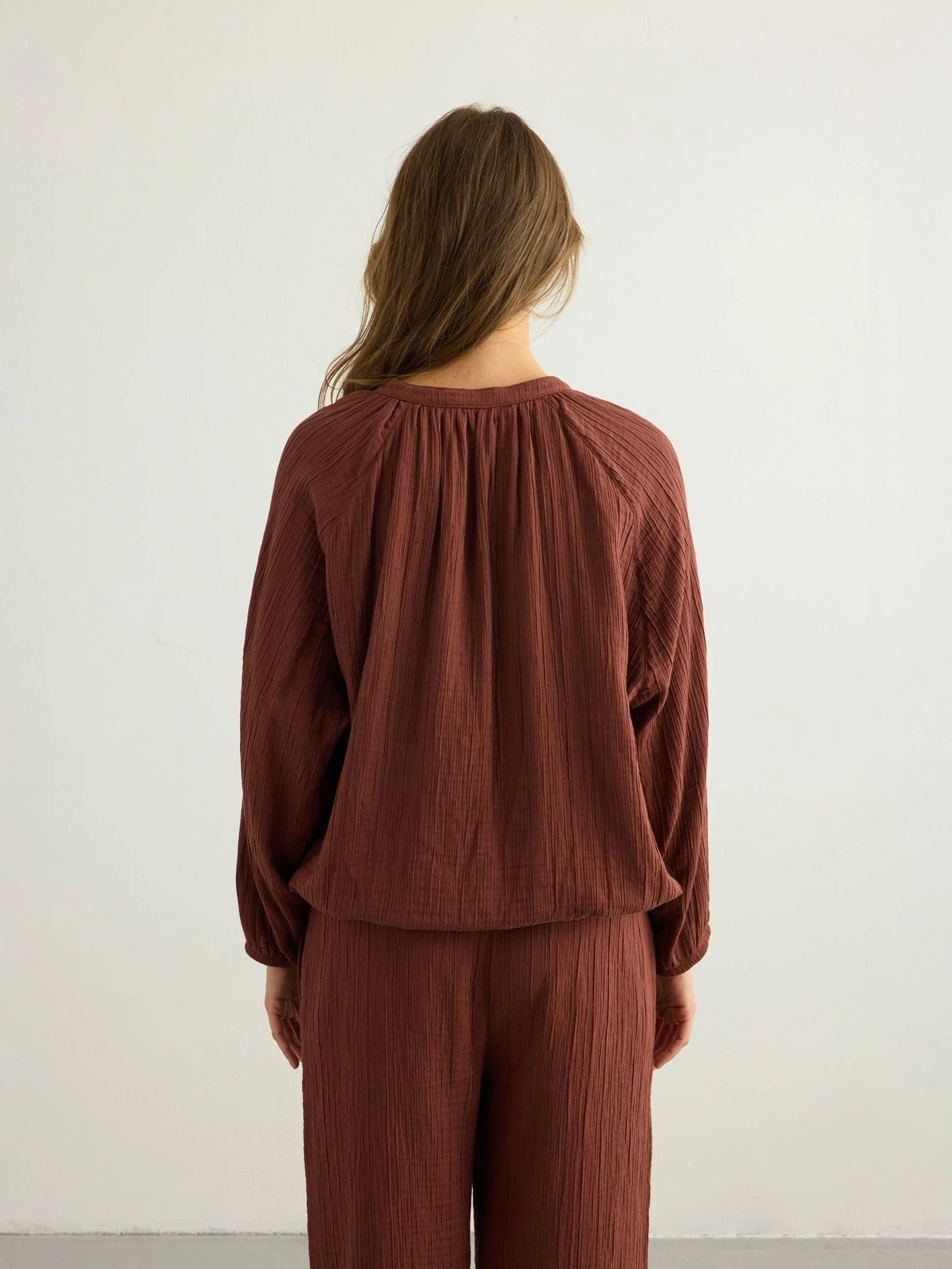 Kaya Drawstring Pants | Terracotta - Image 6
