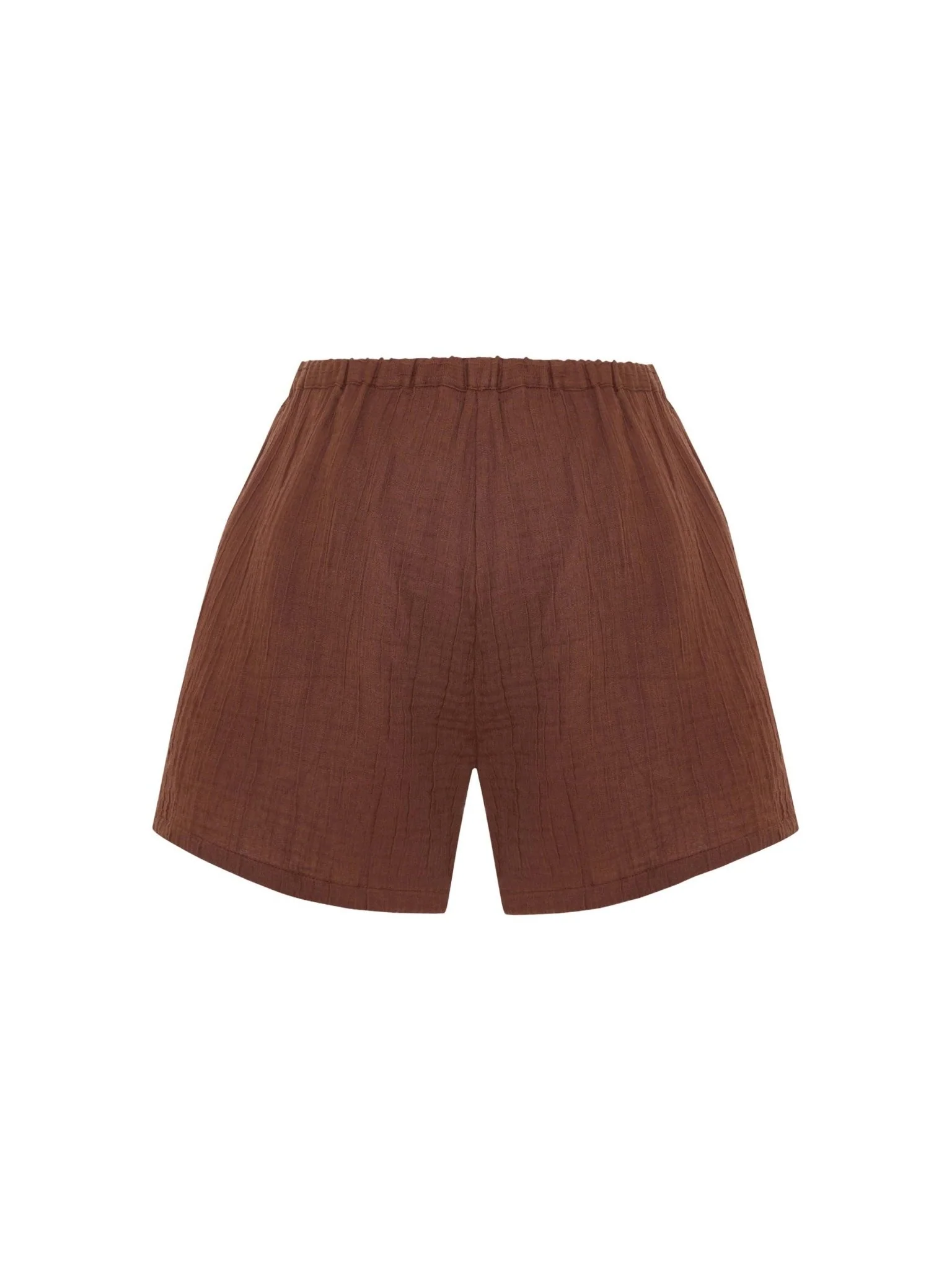 Kaya Drawstring Shorts | Terracotta - Image 8