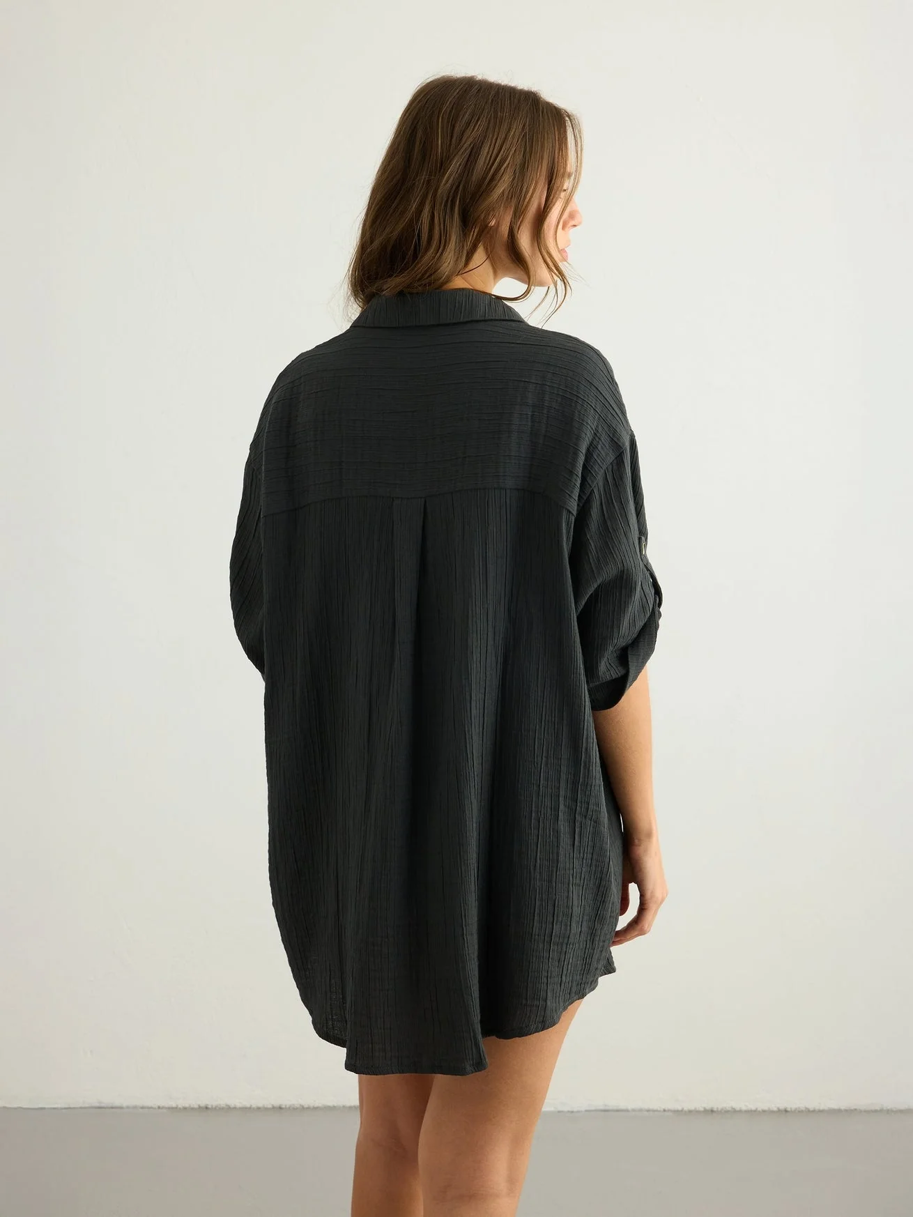 Kaya Oversized Shirt Dress - Image 14