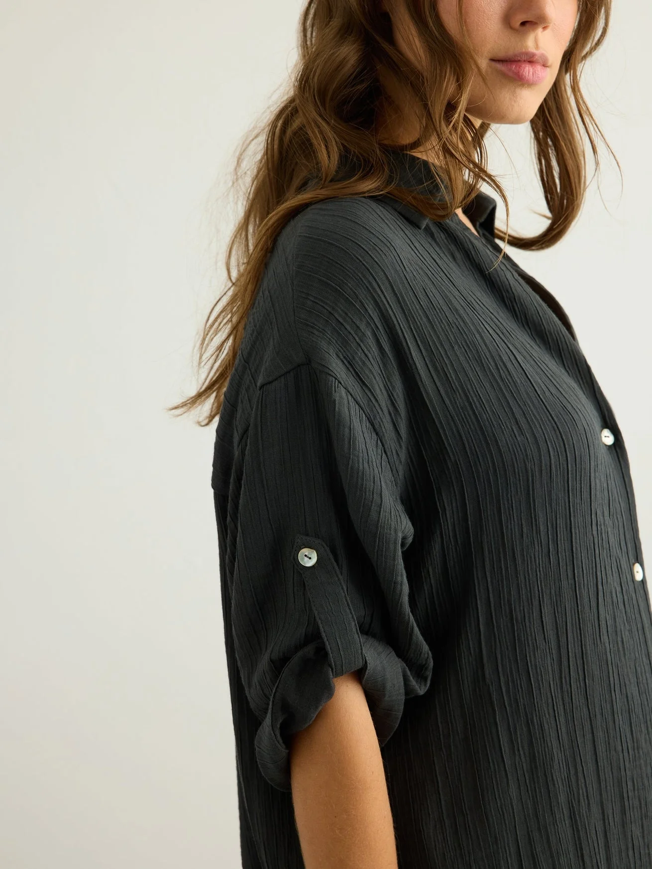 Kaya Oversized Shirt Dress - Image 15