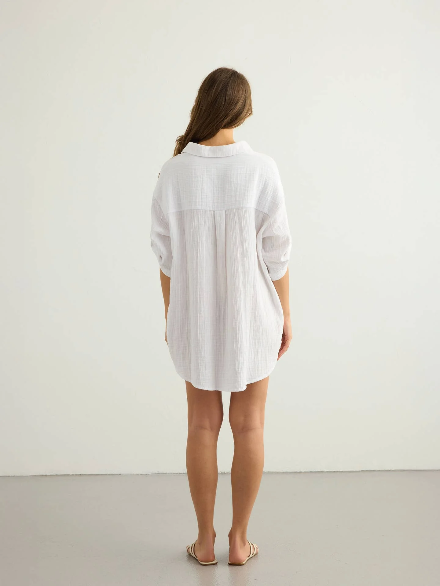 Kaya Oversized Shirt Dress - Image 18