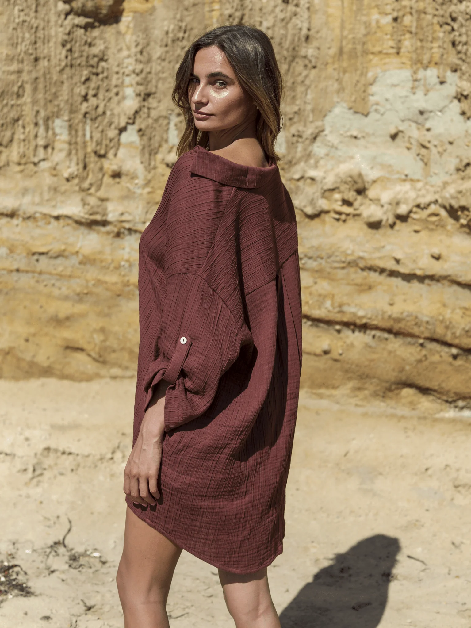 Kaya Oversized Shirt Dress - Image 8