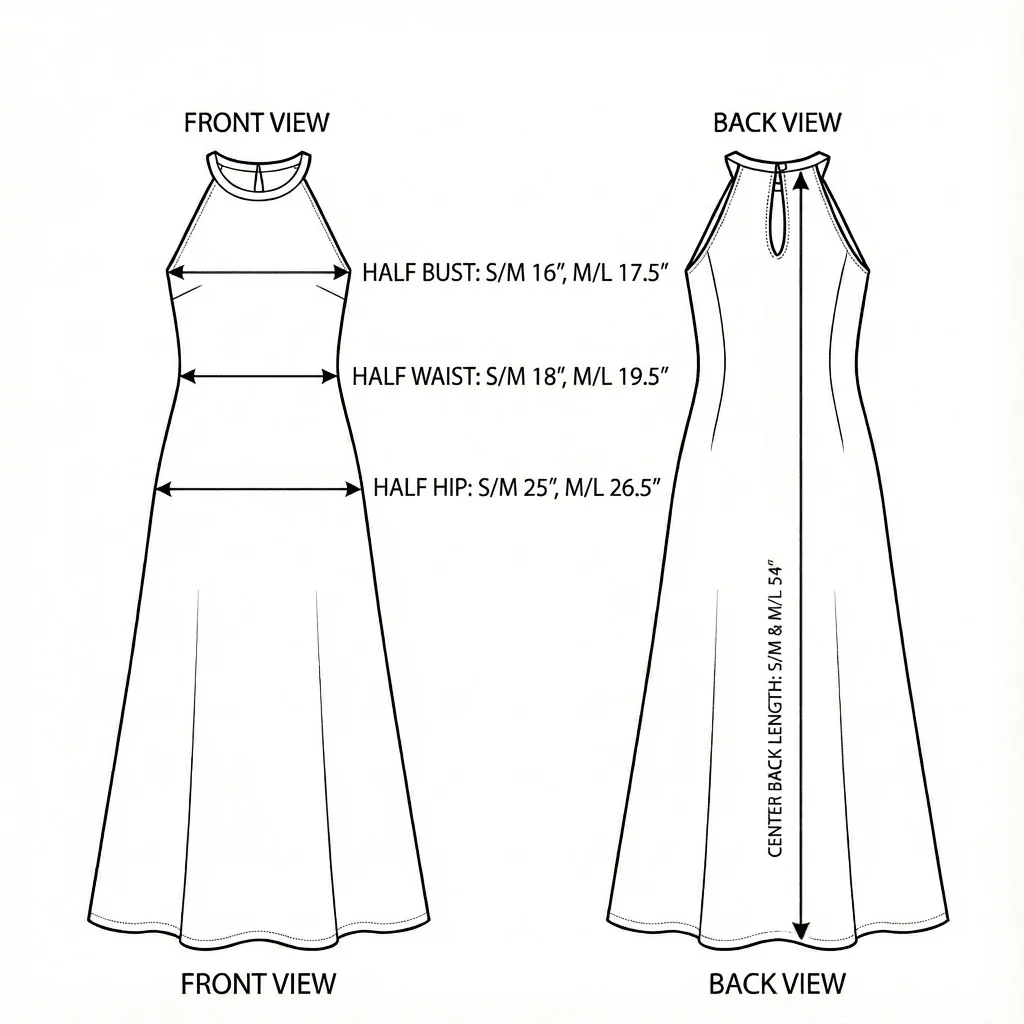 Nora Halter Maxi Dress - Image 10