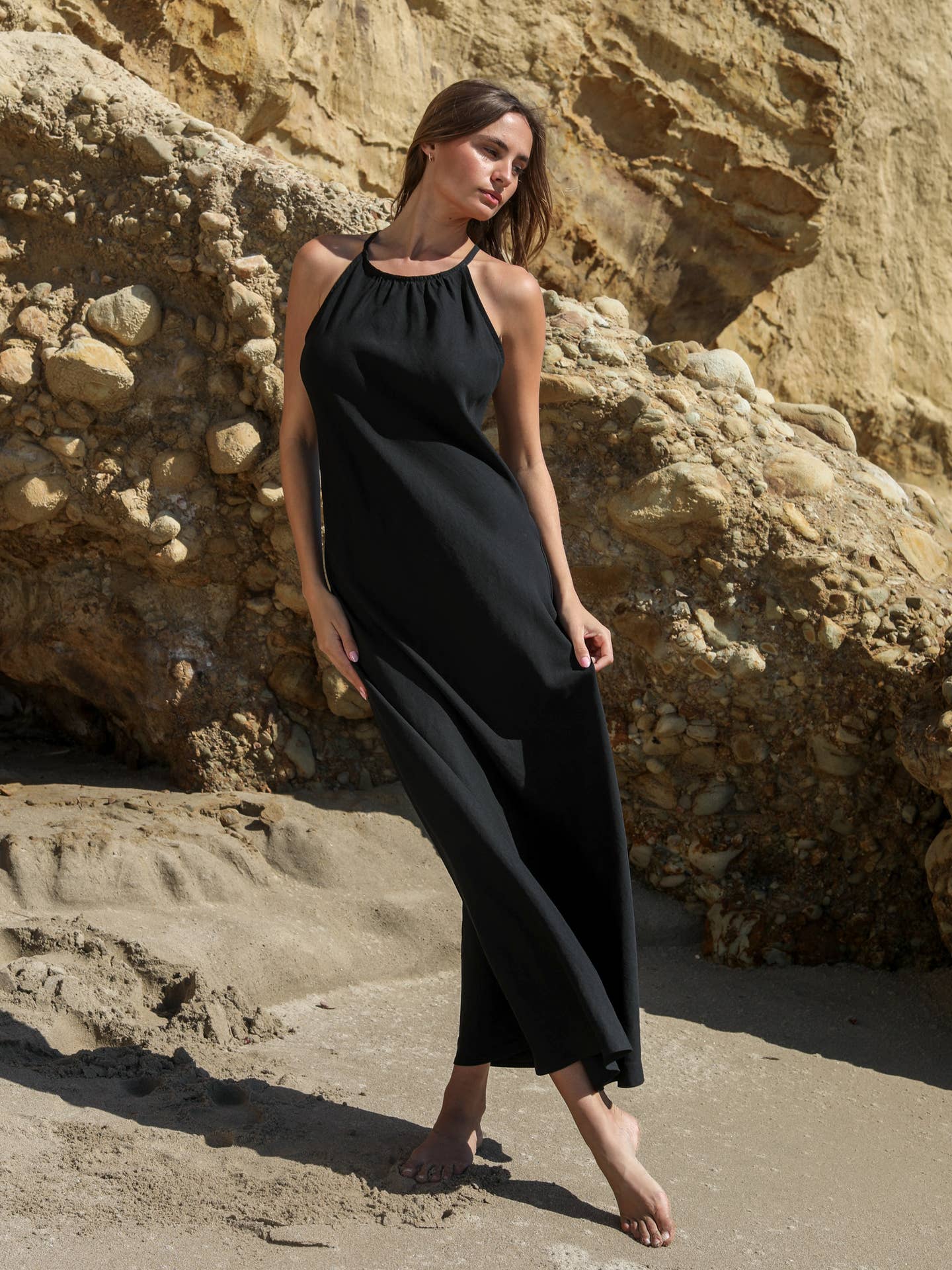 Nora Halter Maxi Dress - Image 2