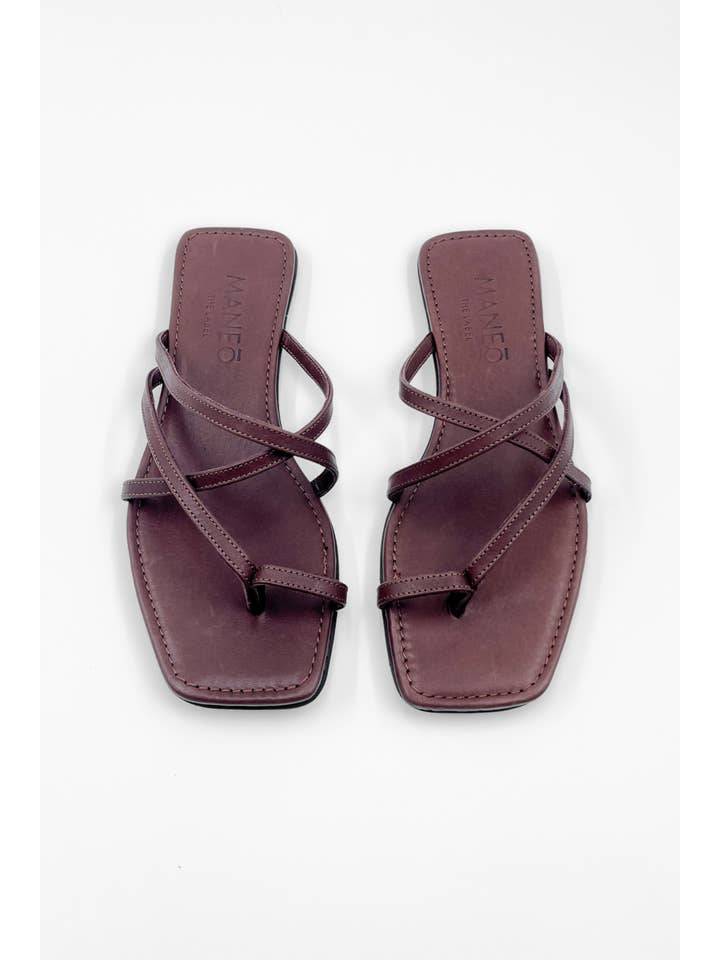 Maneo Leandra Slide Leather Sandal - Image 6
