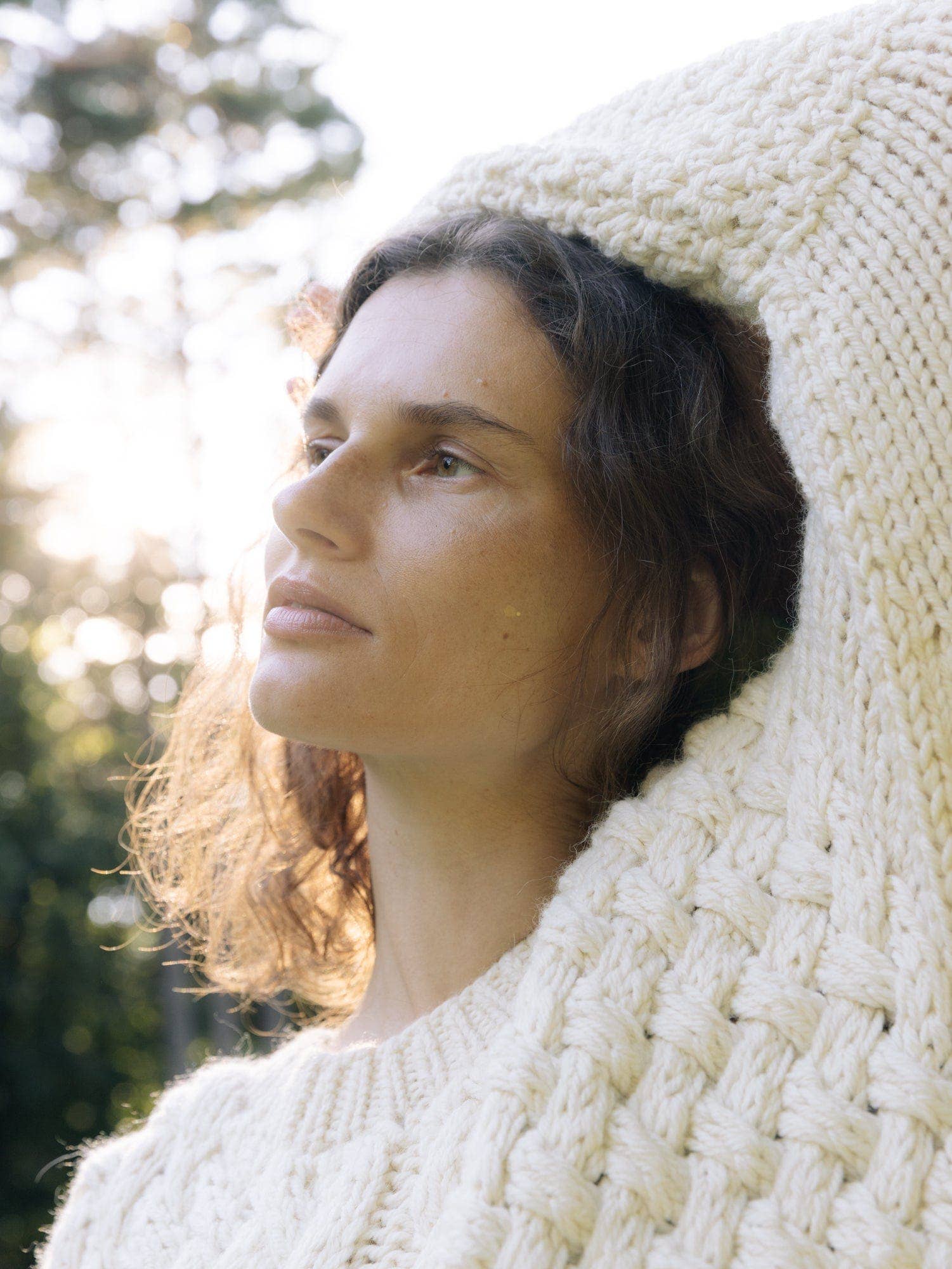Heartbreaker | Alpaca & Wool Sweater in Sea Salt - Image 2