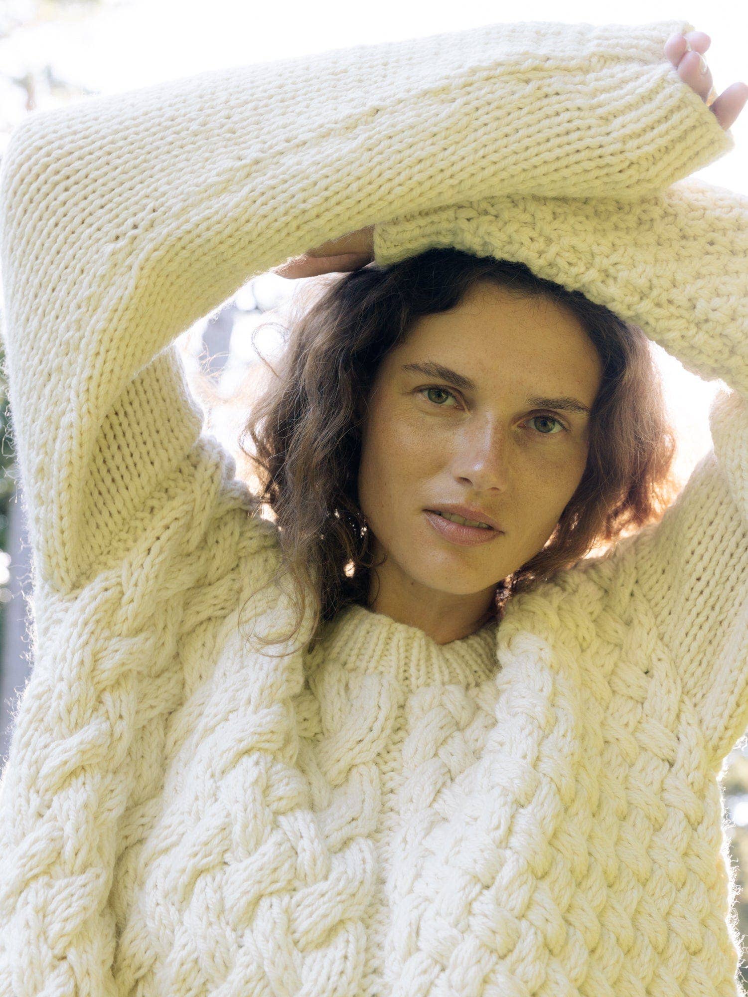 Heartbreaker | Alpaca & Wool Sweater in Sea Salt - Image 3