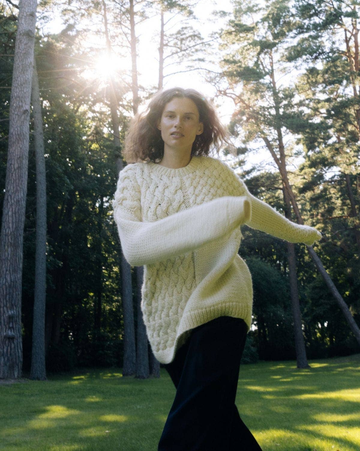 Heartbreaker | Alpaca & Wool Sweater in Sea Salt - Image 4