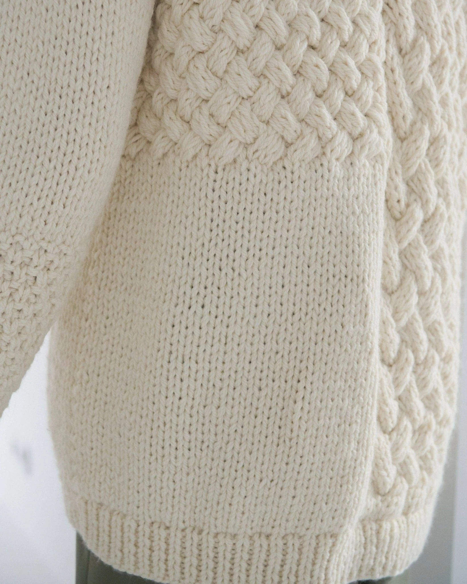 Heartbreaker | Alpaca & Wool Sweater in Sea Salt - Image 8