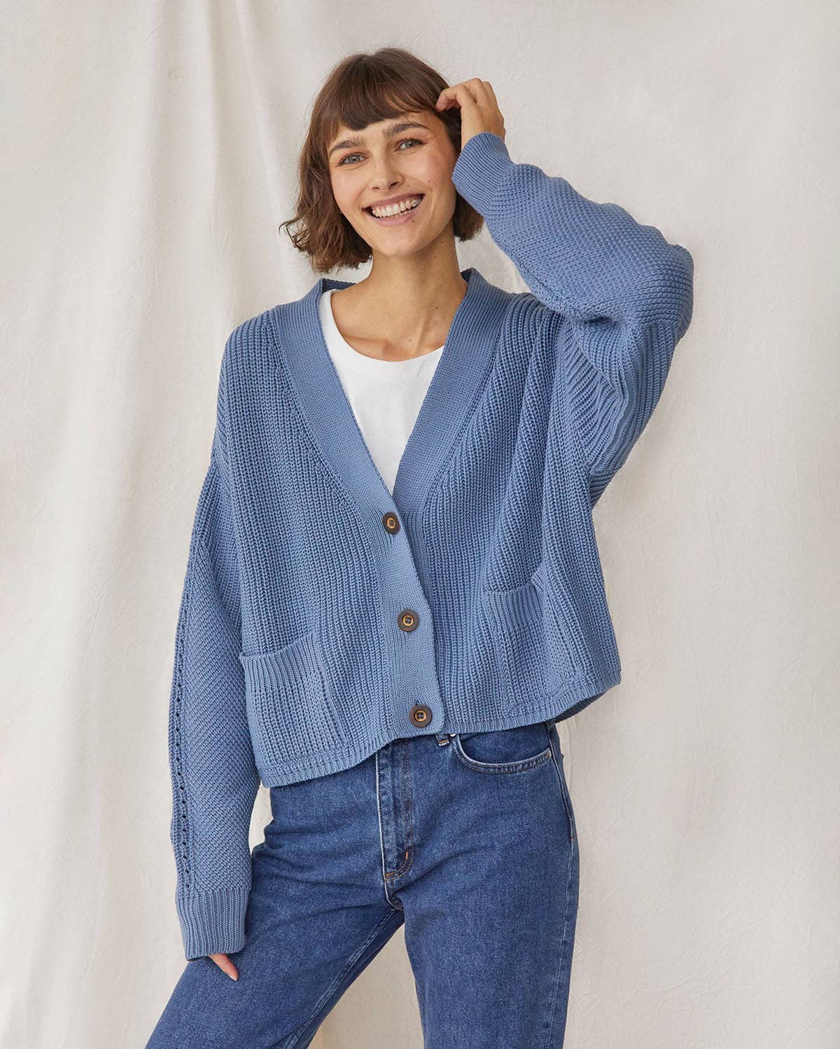 Preila: Merino Wool Cardigan - Image 2