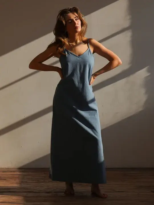 The Denim Cami Dress - Image 3