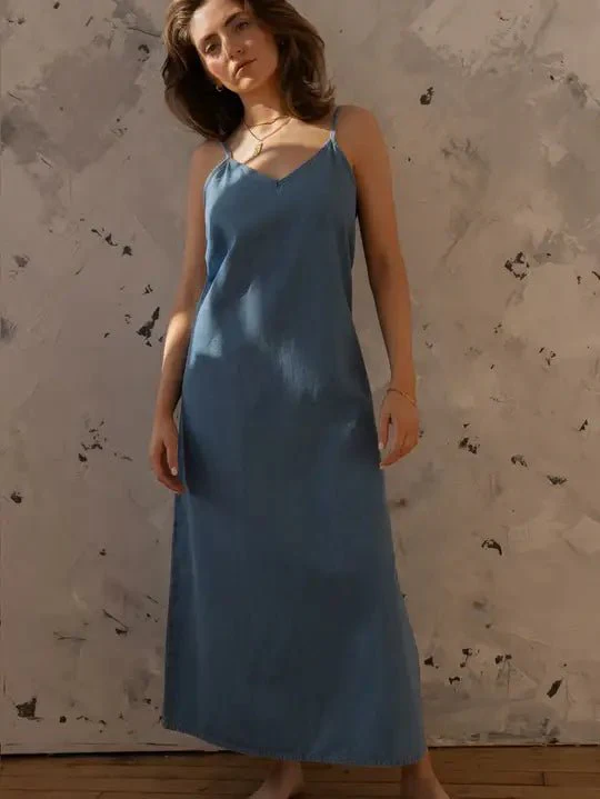 The Denim Cami Dress - Image 6