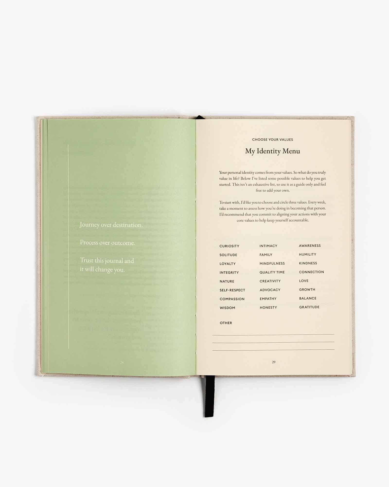 The Three Question Journal | Linen - Image 5