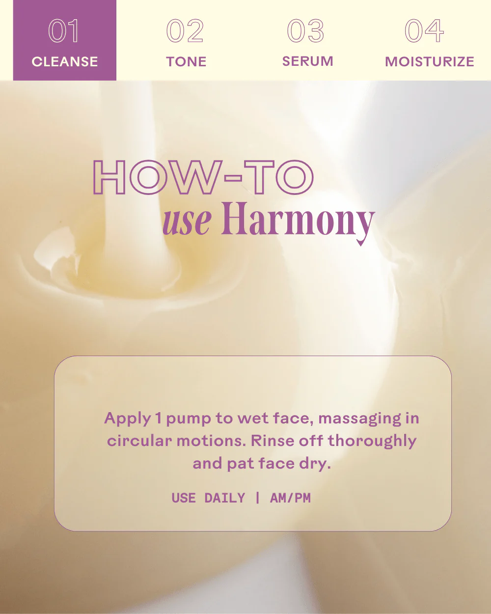 Harmony Cucumber & Kombucha Microbiome Cleanser - Image 6