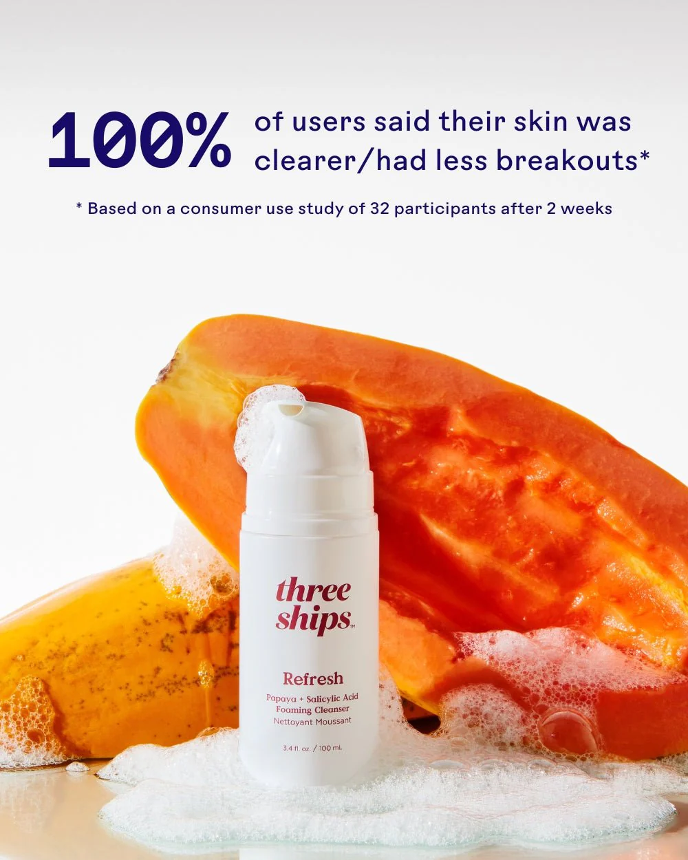 Refresh Papaya & Salicylic Acid Cleanser - Image 4