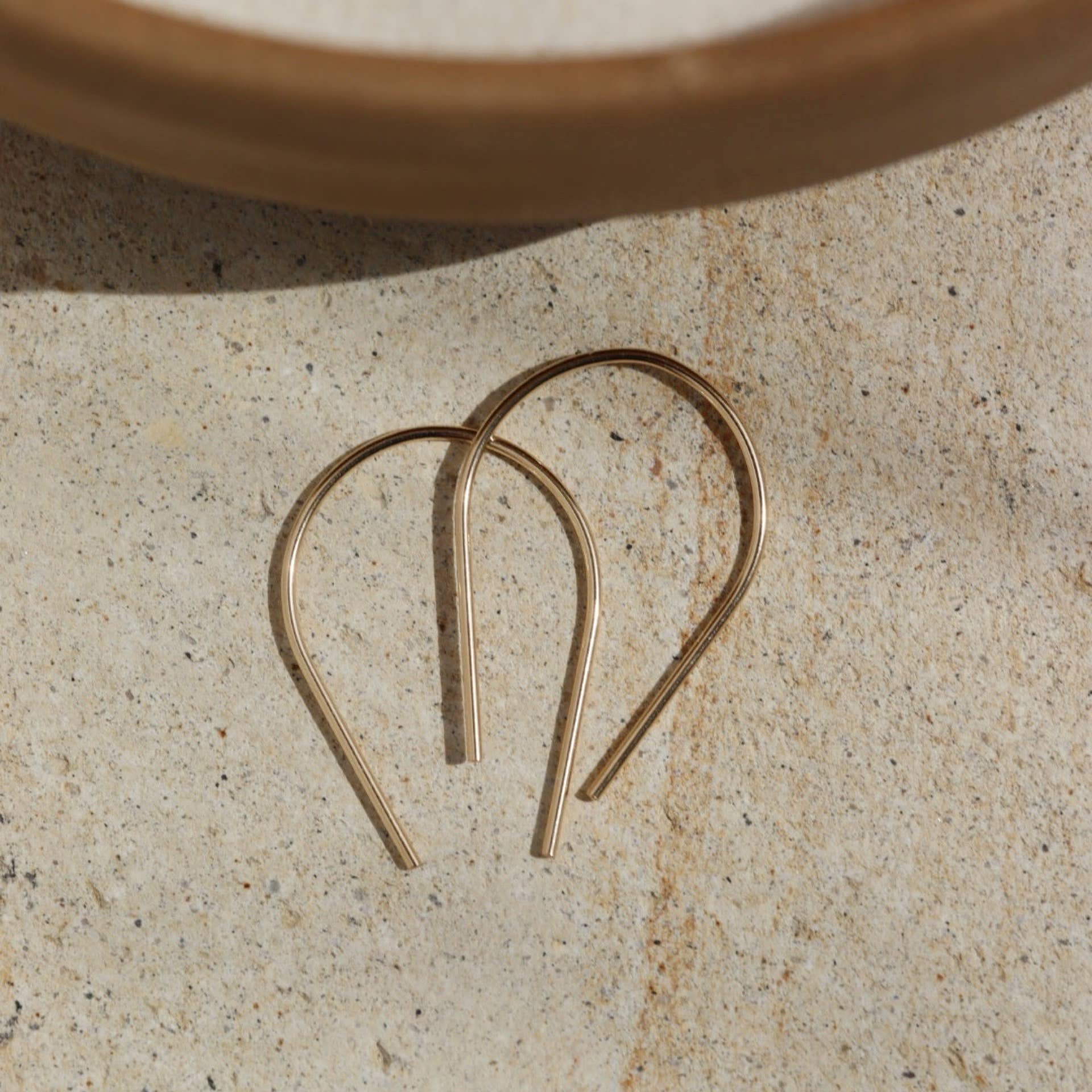 Horseshoe Earrings | 14k Gold Fill - Image 3
