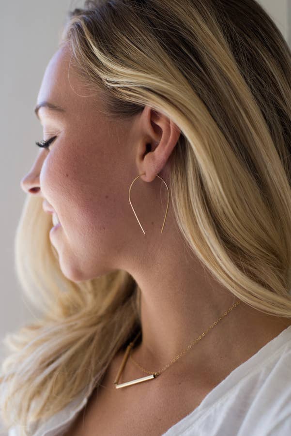 Horseshoe Earrings | 14k Gold Fill - Image 6