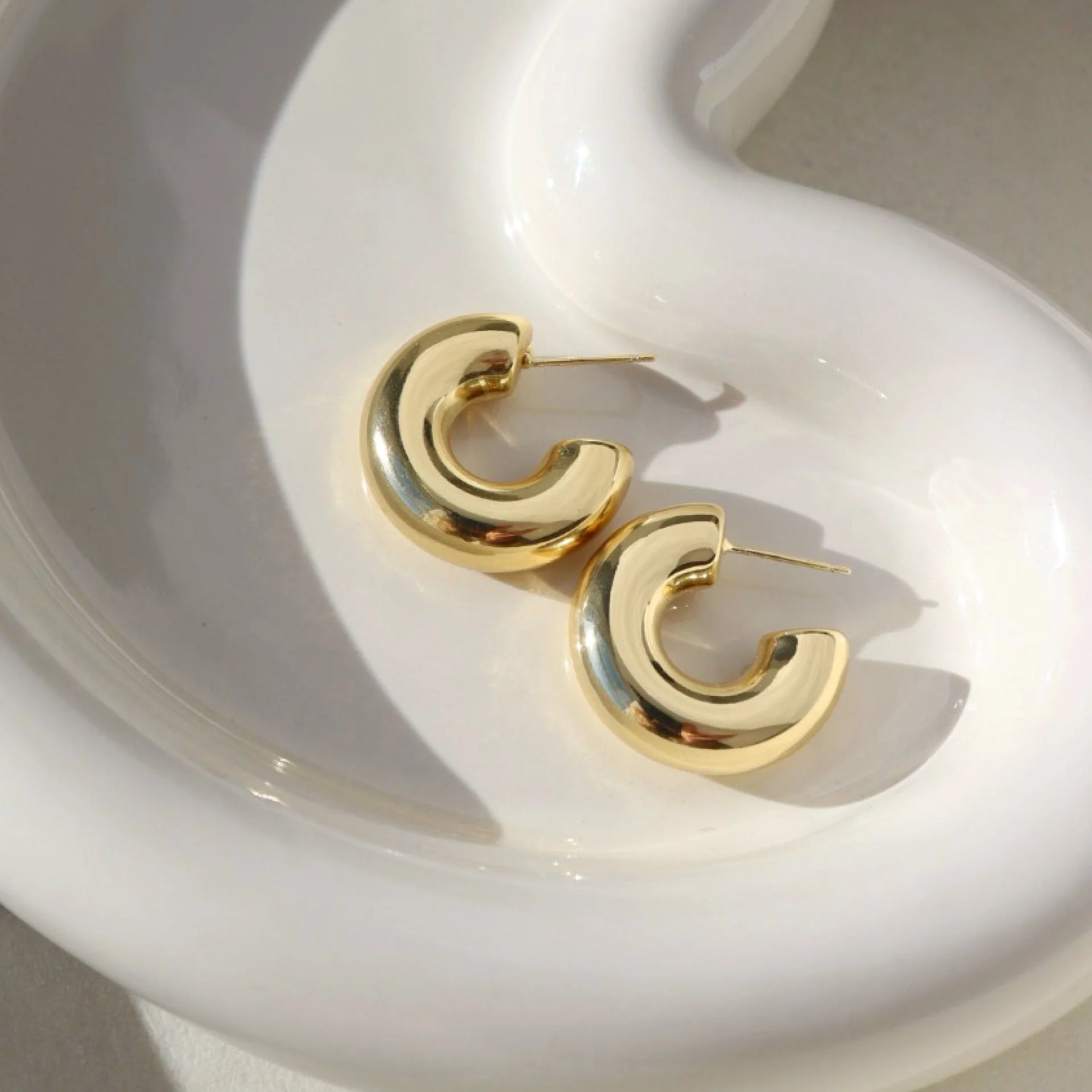 Cloud Hoops | 14k Gold Fill - Image 2