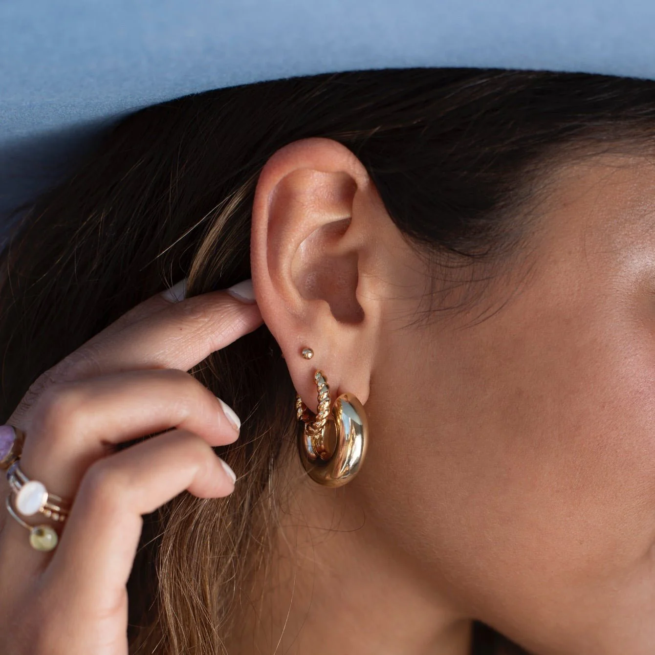 Cloud Hoops | 14k Gold Fill - Image 3