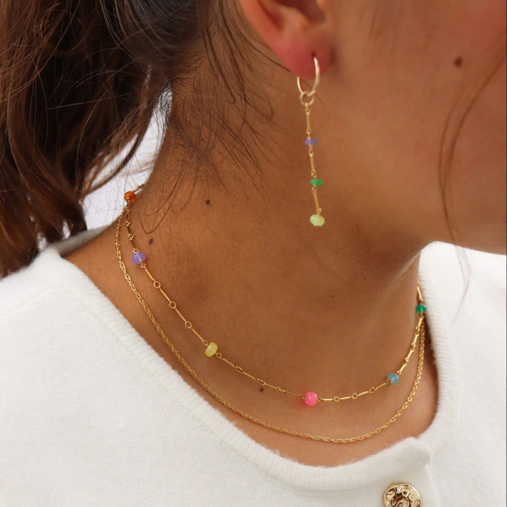 Disco Chain Necklace | 14k Gold Fill - Image 2