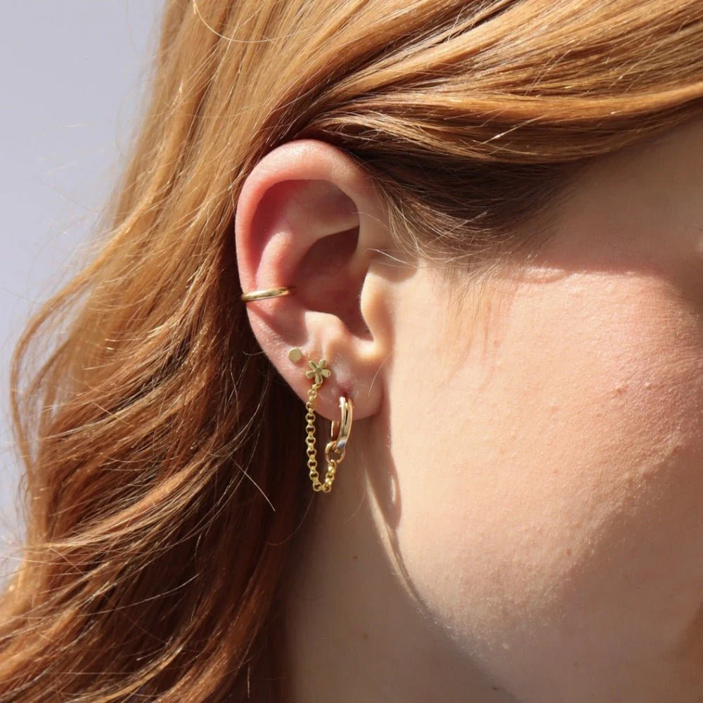 Dylan Hoop Connectors | 14k Gold Filled - Image 2