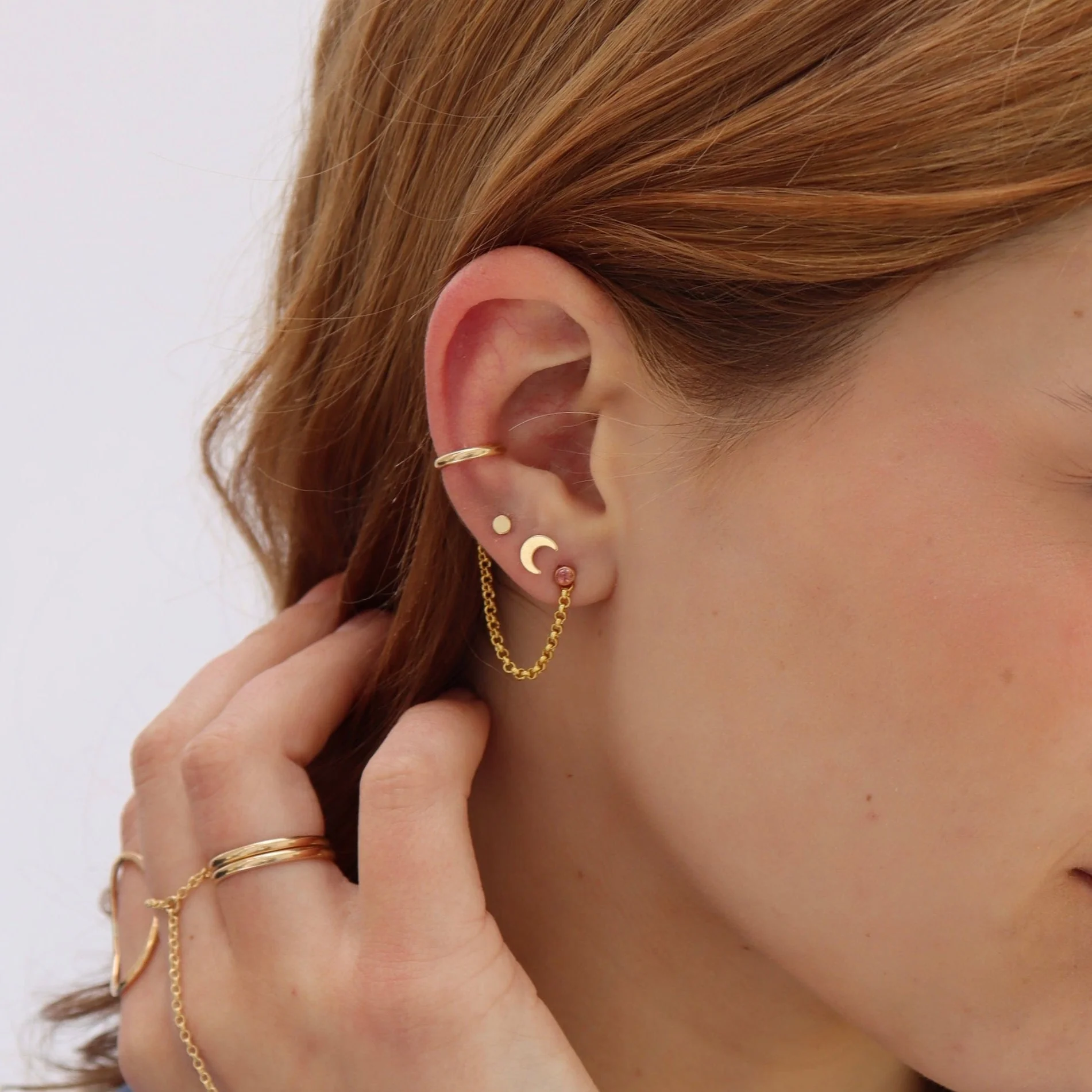 Dylan Hoop Connectors | 14k Gold Filled - Image 3