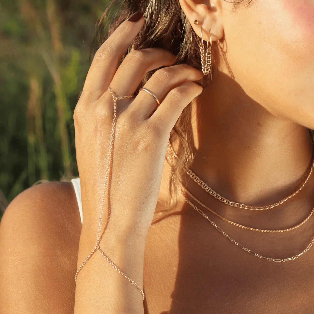 Gemini Hand Chain | 14k Gold Fill - Image 3