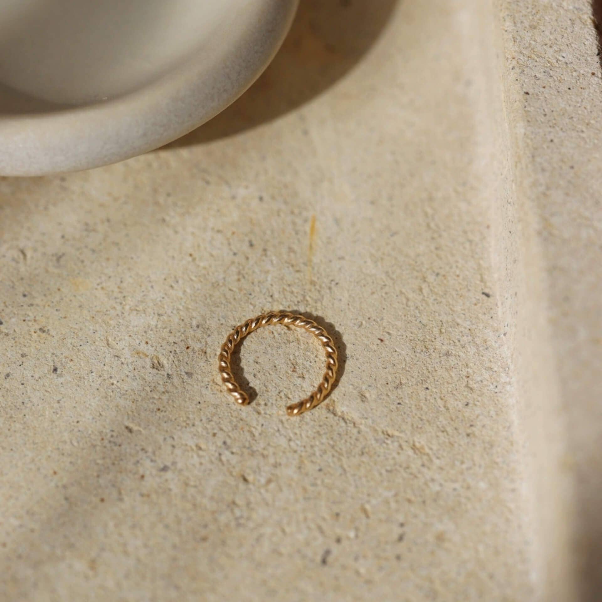 Spiral Ear Cuff | 14k Gold Fill - Image 3