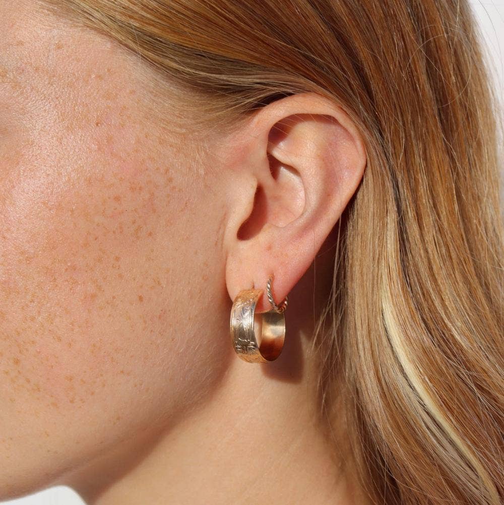 Spiral Hoops | 14k Gold Fill - Image 4
