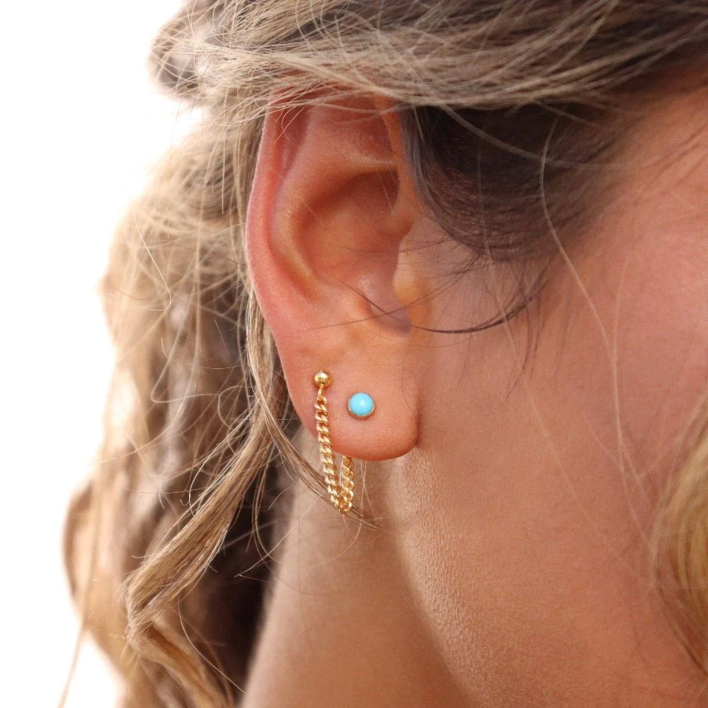 Turquoise Studs - Image 2