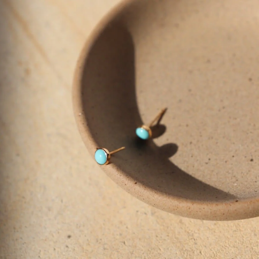 Turquoise Studs - Image 3