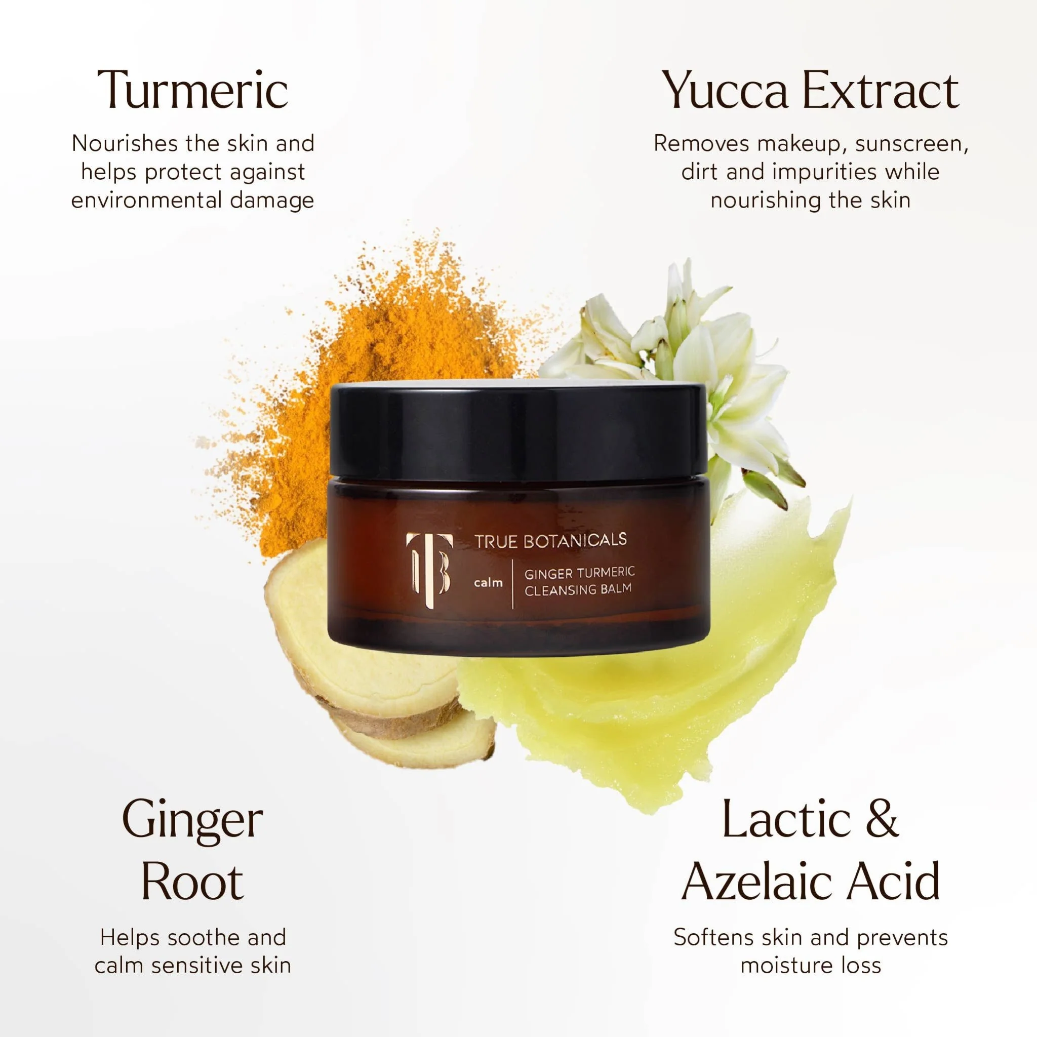 Ginger Turmeric Makeup Removing Cleansing Balm - Image 3