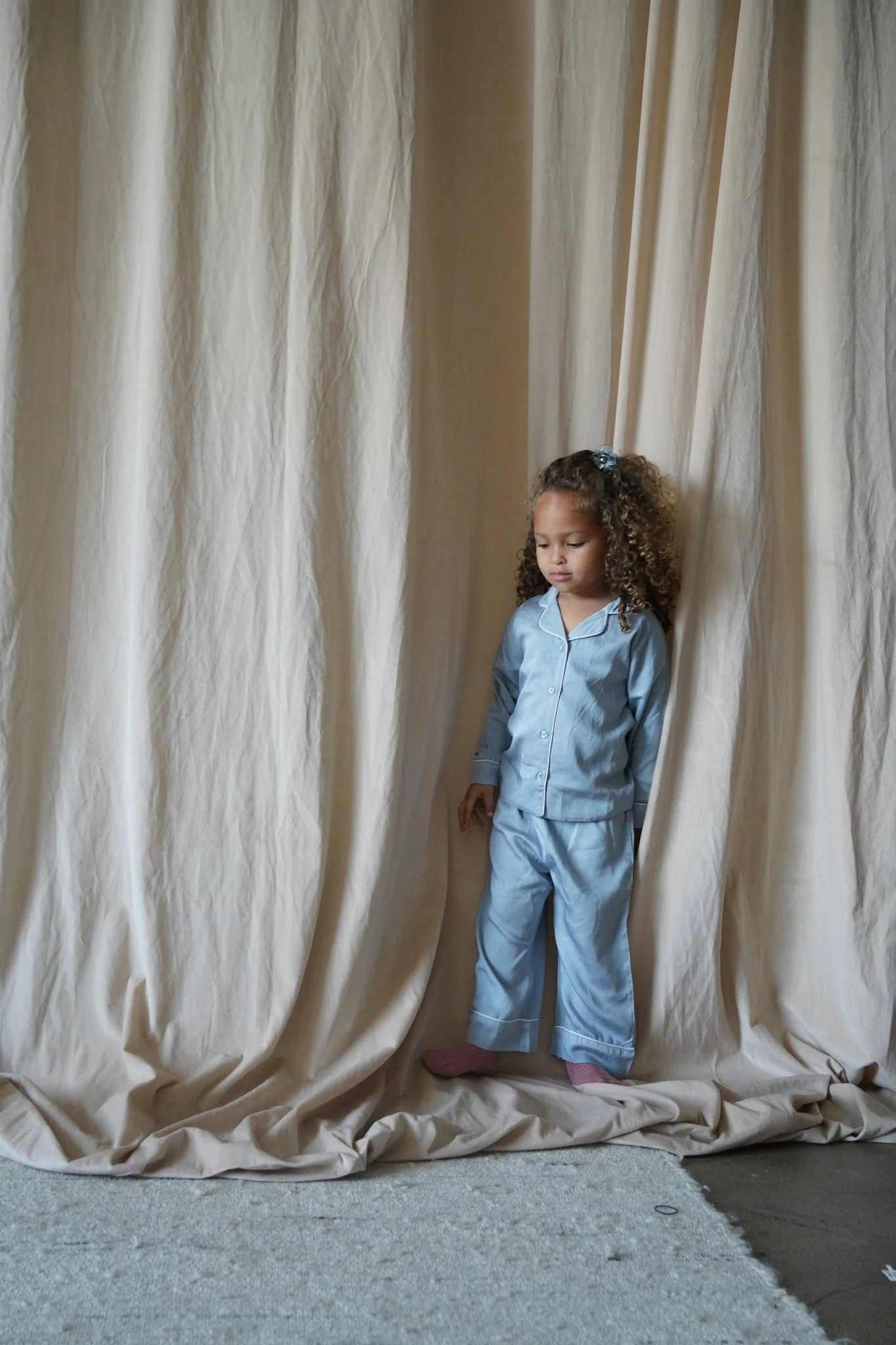 "Sweet Dreams" Two-Piece Pajamas Set | Cloud Blue - Image 10