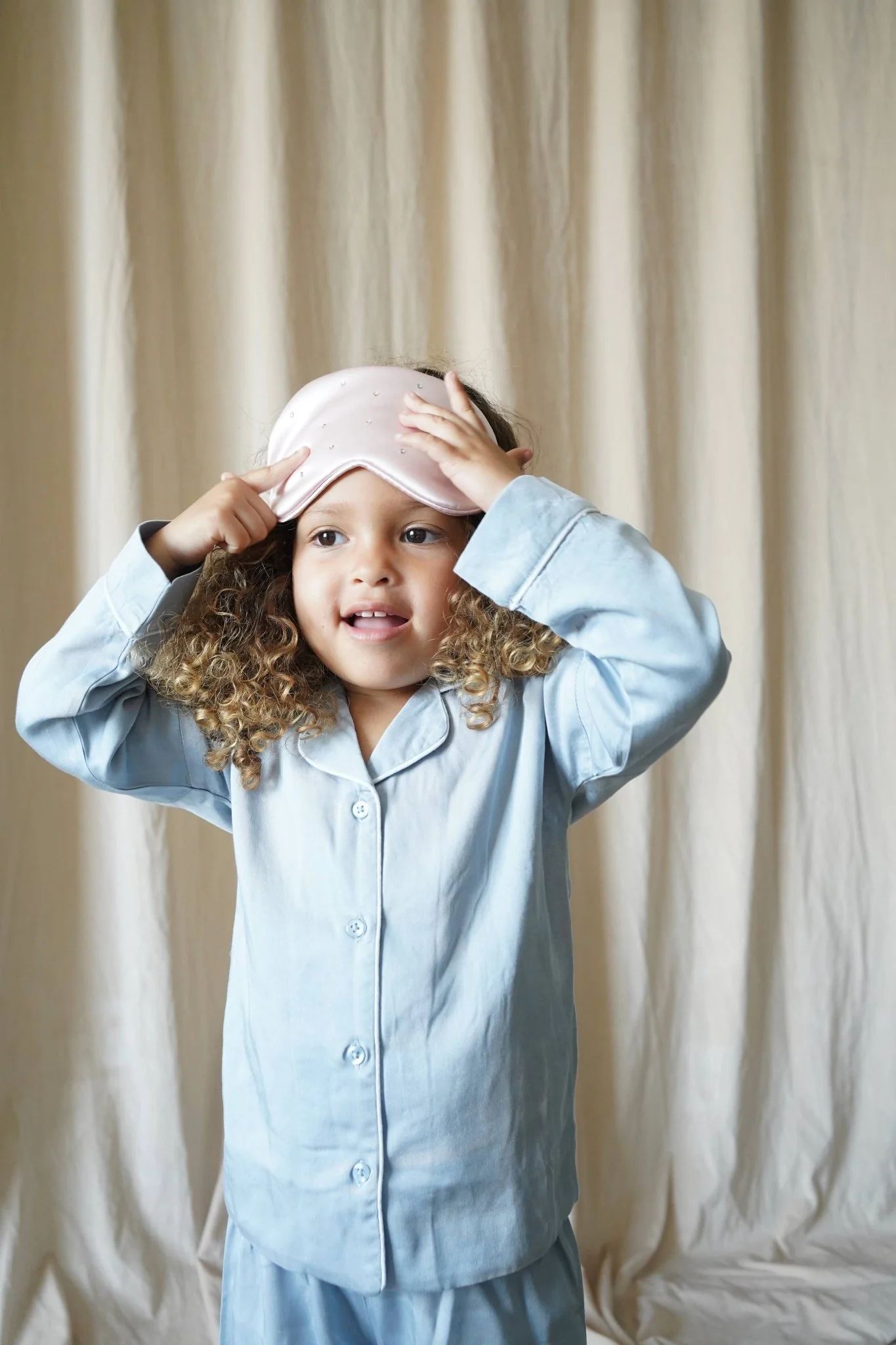 "Sweet Dreams" Two-Piece Pajamas Set | Cloud Blue - Image 16