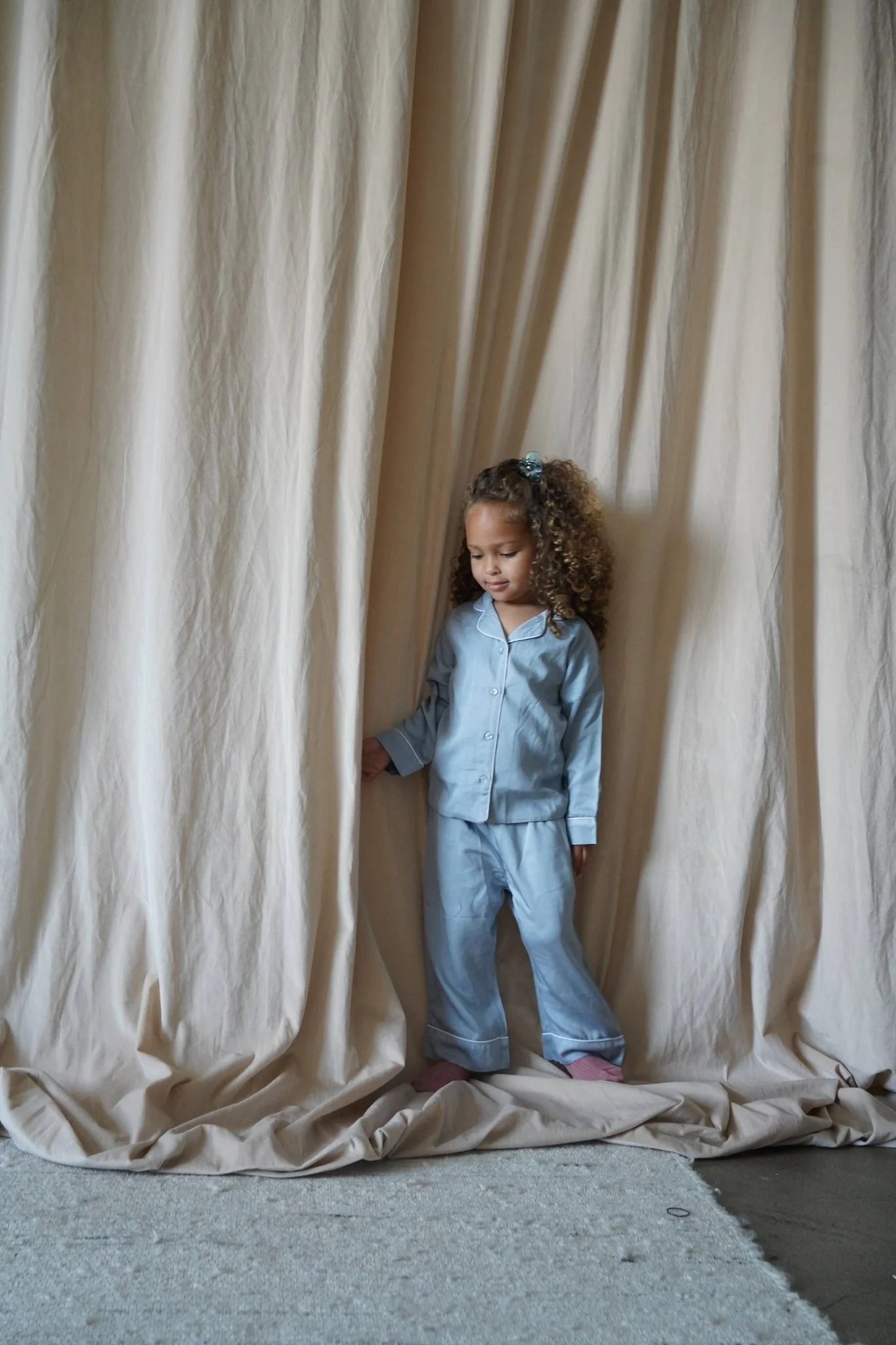 "Sweet Dreams" Two-Piece Pajamas Set | Cloud Blue - Image 9