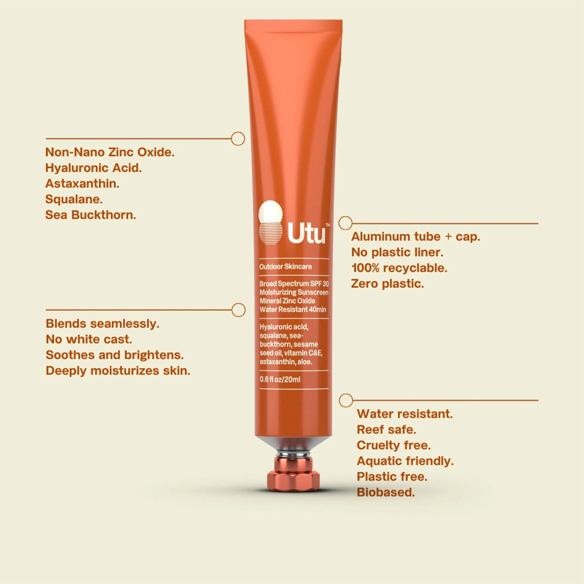 Moisturizing Mineral Sunscreen | SPF30 - Image 4