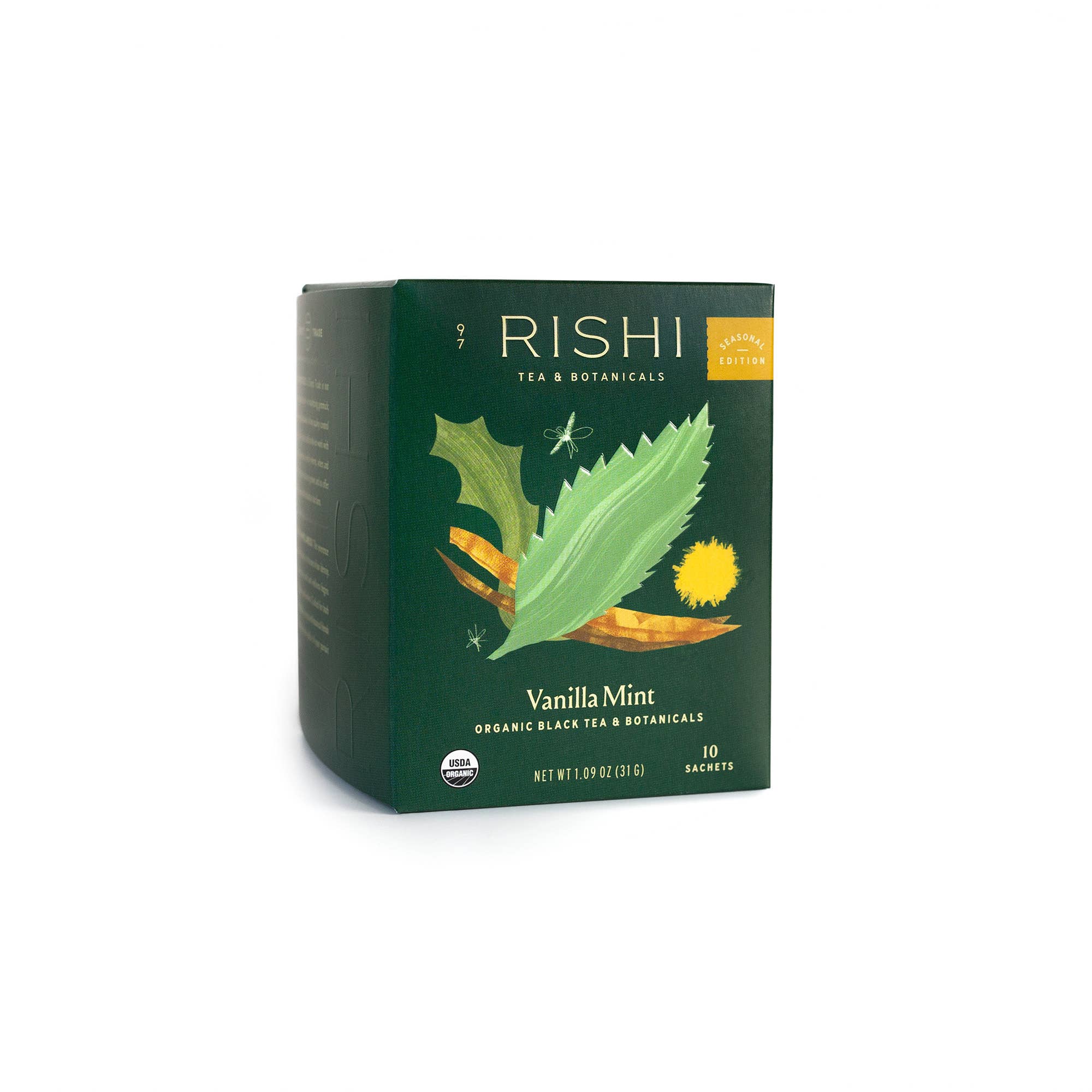 Vanilla Mint Seasonal Black Tea Blend Sachets - Image 3