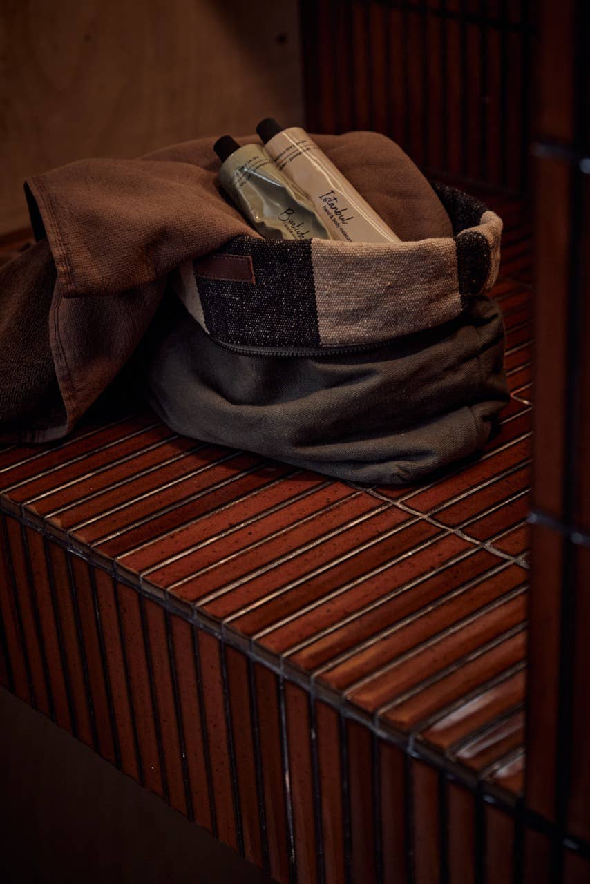 Vintage Wash Towel Collection | Chocolate - Image 3