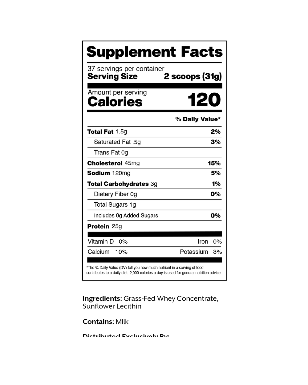 Whey Protein Powder | Unflavored - Image 3