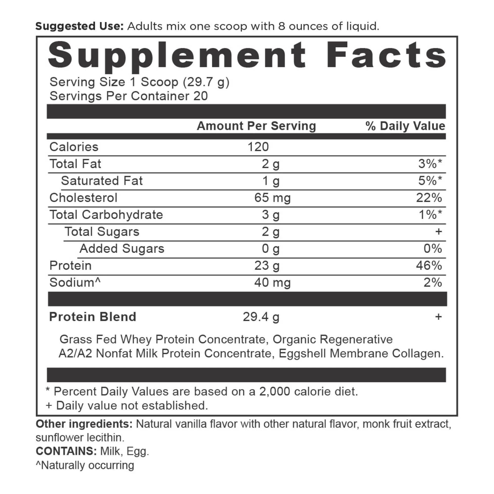 Whey Protein | Vanilla Bean - Image 2