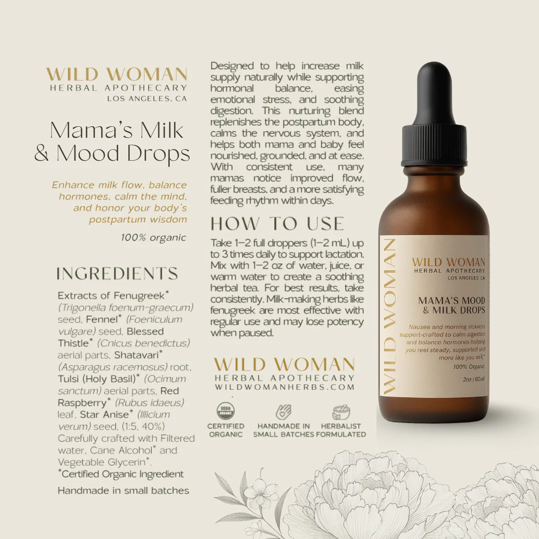 Mama's Milk & Mood Drops | Nursing & Nervous System Support - Image 7
