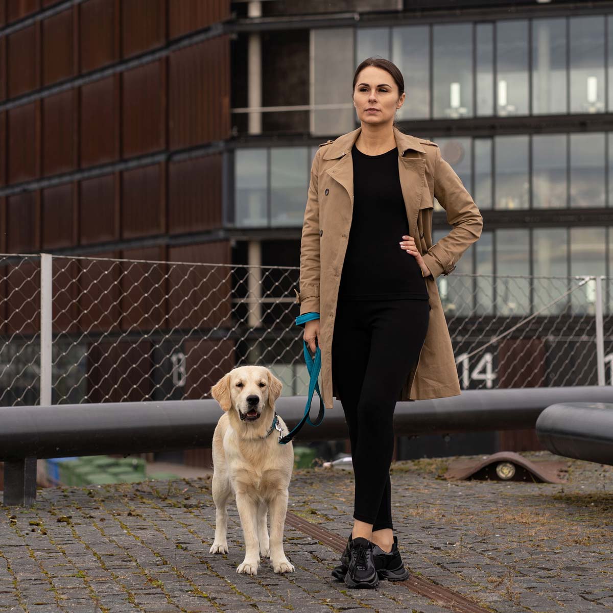 Women's Midweight Merino Wool Leggings | Black - Image 4