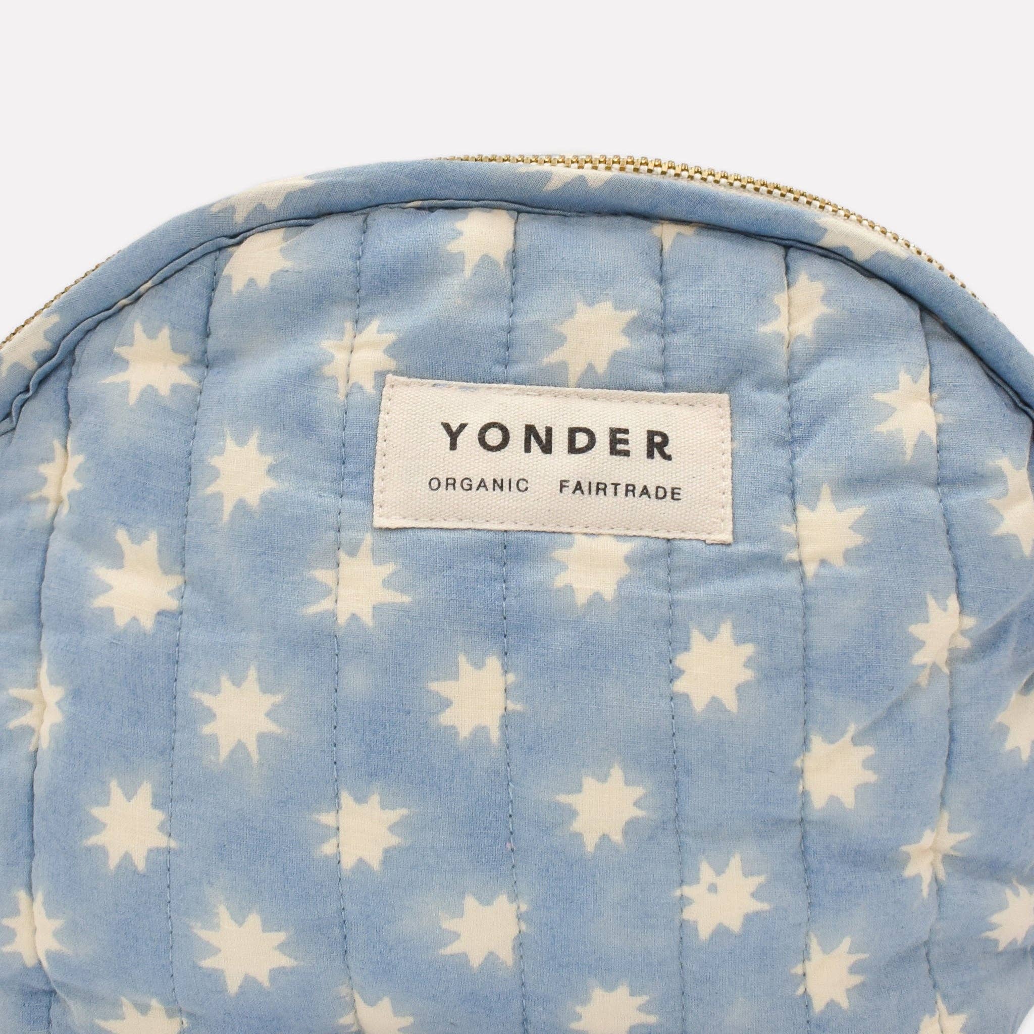 Quilted Zip Pouch | Cosmic | Sky - Image 3